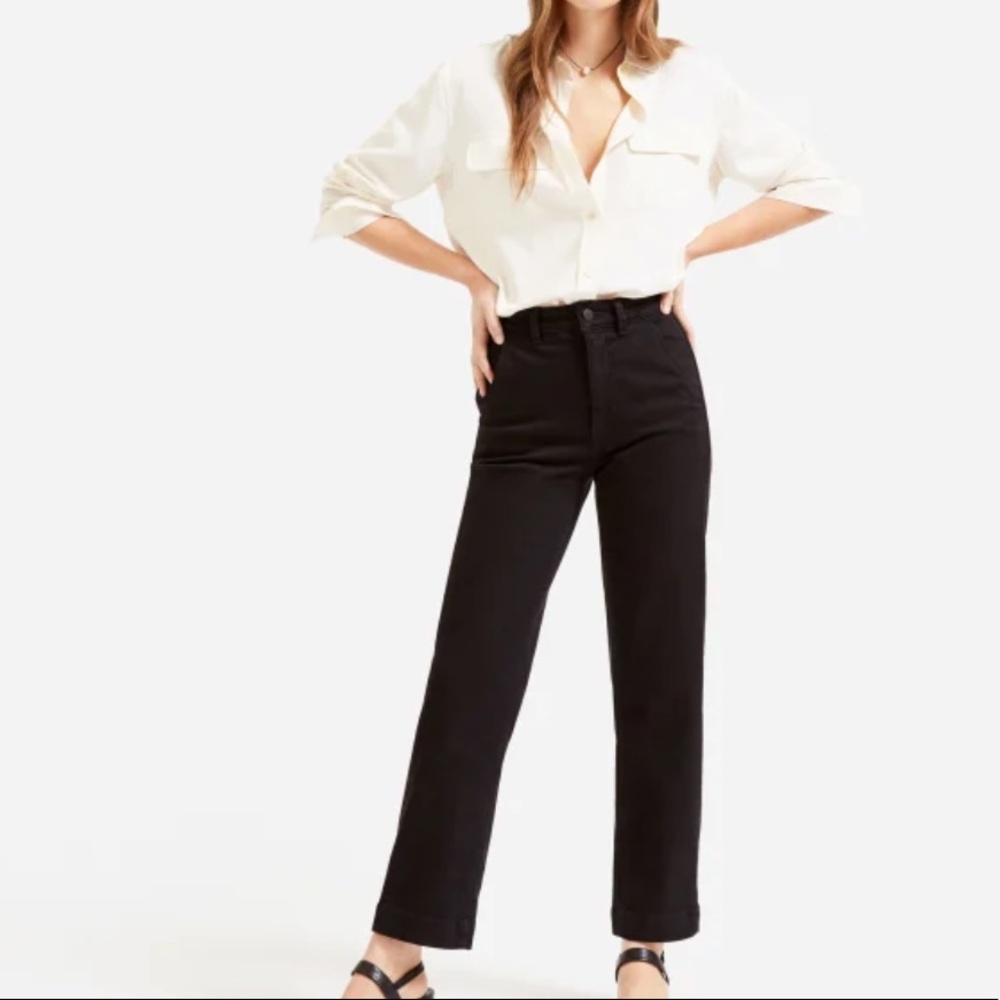 Everlane Straight Leg Crop, Size 0 regular